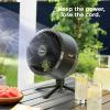 imageShark FlexBreeze  Indoor ampamp Outdoor Fan Corded and Cordless 2in1 Oscillating Pedestal and Tabletop Up to 24Hr Battery FA202