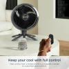 imageShark FlexBreeze  Indoor ampamp Outdoor Fan Corded and Cordless 2in1 Oscillating Pedestal and Tabletop Up to 24Hr Battery FA202