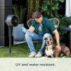 imageShark FlexBreeze  Indoor ampamp Outdoor Fan Corded and Cordless 2in1 Oscillating Pedestal and Tabletop Up to 24Hr Battery FA202