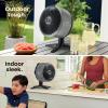 imageShark FlexBreeze TableMate Portable Tabletop Fan Outdoor Indoor Corded ampamp Cordless Tabletop Fan Quiet Powerful 70ft Range Up to 24 Hours of Battery Runtime for HomeOffice and Bedroom FA151BRN