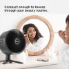 imageShark FlexBreeze TableMate Portable Tabletop Fan Outdoor Indoor Corded ampamp Cordless Tabletop Fan Quiet Powerful 70ft Range Up to 24 Hours of Battery Runtime for HomeOffice and Bedroom FA151BRN