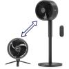 imageShark FlexBreeze  Indoor ampamp Outdoor Fan Corded and Cordless 2in1 Oscillating Pedestal and Tabletop Up to 24Hr Battery FA202