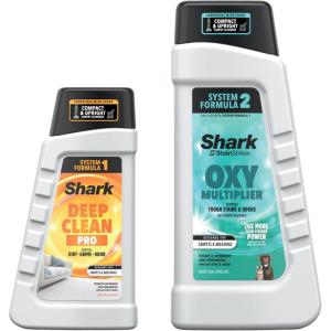 imageShark Deep Clean Pet Formula for All Shark Upright and Portable Carpet Cleaners Formulated for All Carpets Upholstery ampamp Area Rugs Tackles Tough Pet Messes and Odors 48oz EXCP48Deep Clean  OXY