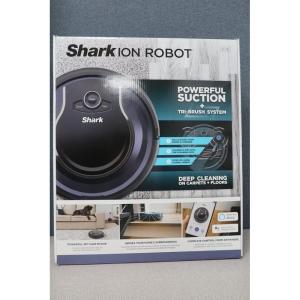 imageShark ION Robot Vacuum RV761 with WiFi and Voice Control 05 Quarts in Black and Navy blueStandard Capacity