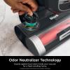 imageShark Detect Pro LiftAway ADV Bagless Upright Vacuum with DuoClean Detect HEPA Filter AntiAllergen Powerful Suction and Odor Neutralizer Technology Evergreen LA802PowerFins  Odor Neutralizer Technology
