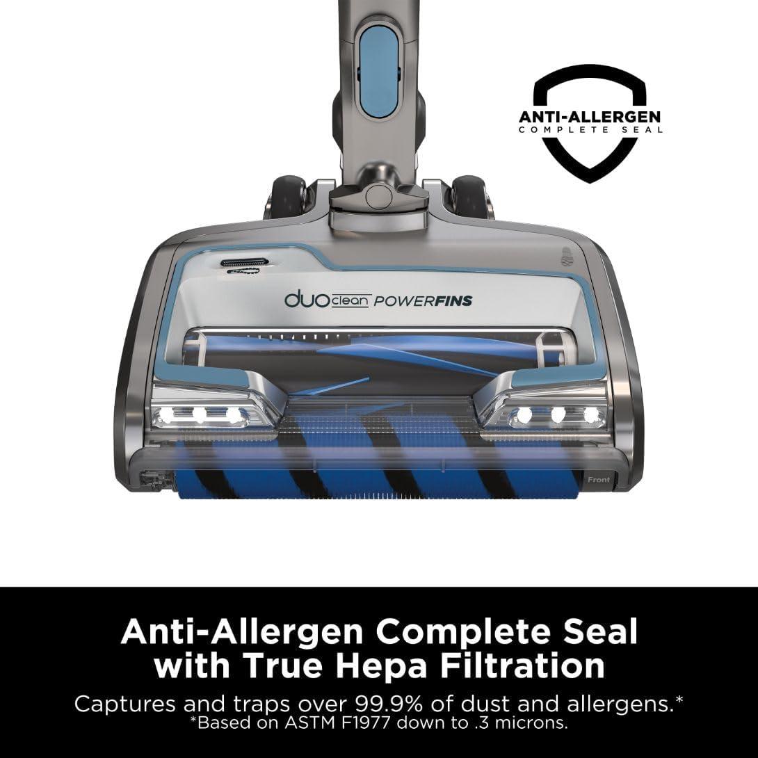 imageShark PowerPro Flex Reveal Plus Cordless Vacuum FloorDetect ampamp DirtReveal Technology HEPA Filter for Carpets ampamp Hard Floors Up to 50Minute Runtime Powerful Pet Hair Pickup Java IZ382HVertex FlexPro