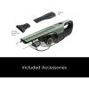 imageShark UltraCyclone Pro Cordless Handheld Vacuum Powerful Suction Handheld Vacuum for Car ampamp Home Crevice Tool Scrubbing Brush Lightweight XL Dust Cup BlackGreen CH901UltraCyclone Pro