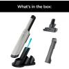 imageShark WANDVAC Power PET Cordless Hand Vac UltraLightweight ampamp Portable with Powerful Suction ampamp Boost Mode New FurFins Tool ampamp Duster Crevice Tool Designed for Car ampamp Pet Homes White WV410WHWANDVAC POWER PET