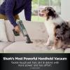 imageShark WANDVAC Power PET Cordless Hand Vac UltraLightweight ampamp Portable with Powerful Suction ampamp Boost Mode New FurFins Tool ampamp Duster Crevice Tool Designed for Car ampamp Pet Homes White WV410WHPowerBoost