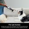 imageShark WANDVAC Power PET Cordless Hand Vac UltraLightweight ampamp Portable with Powerful Suction ampamp Boost Mode New FurFins Tool ampamp Duster Crevice Tool Designed for Car ampamp Pet Homes White WV410WHCyclone PET