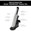 imageShark WANDVAC Power PET Cordless Hand Vac UltraLightweight ampamp Portable with Powerful Suction ampamp Boost Mode New FurFins Tool ampamp Duster Crevice Tool Designed for Car ampamp Pet Homes White WV410WHWANDVAC POWER PET