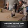 imageShark WANDVAC Power PET Cordless Hand Vac UltraLightweight ampamp Portable with Powerful Suction ampamp Boost Mode New FurFins Tool ampamp Duster Crevice Tool Designed for Car ampamp Pet Homes White WV410WHPowerBoost
