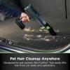 imageShark WANDVAC Power PET Cordless Hand Vac UltraLightweight ampamp Portable with Powerful Suction ampamp Boost Mode New FurFins Tool ampamp Duster Crevice Tool Designed for Car ampamp Pet Homes White WV410WHPowerBoost
