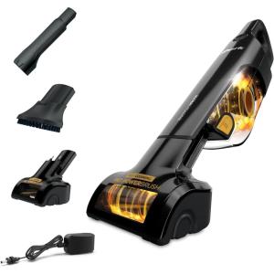 imageShark UltraCyclone Pro Cordless Handheld Vacuum Powerful Suction Handheld Vacuum for Car ampamp Home Crevice Tool Scrubbing Brush Lightweight XL Dust Cup BlackGreen CH901UltraCyclone Pet Pro Plus