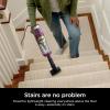 imageShark POWERDETECT UltraLight Corded Stick Vacuum with DuoClean Technology SelfCleaning Brushroll for No Hair Wrap AntiAllergen Complete Seal and Odor Neutralizer Technology Purple HZ4001AMZPowerDetect w Precision Duster
