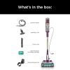 imageShark POWERDETECT UltraLight Corded Stick Vacuum with DuoClean Technology SelfCleaning Brushroll for No Hair Wrap AntiAllergen Complete Seal and Odor Neutralizer Technology Purple HZ4001AMZPowerDetect w Precision Duster