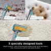 imageShark StainStriker HairPro Portable Carpet Upholstery ampamp Area Rug Cleaner SelfCleaning Stain Hair ampamp Odor Remover Perfect for Pets ampamp Car Interiors 3 Tools ampamp Pet Cleaning Solution Teal PX253BRNStainStriker w HairPro Teal