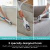 imageShark StainStriker HairPro Portable Carpet Upholstery ampamp Area Rug Cleaner SelfCleaning Stain Hair ampamp Odor Remover Perfect for Pets ampamp Car Interiors 3 Tools ampamp Pet Cleaning Solution Teal PX253BRNStainStriker