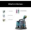 imageShark StainStriker HairPro Portable Carpet Upholstery ampamp Area Rug Cleaner SelfCleaning Stain Hair ampamp Odor Remover Perfect for Pets ampamp Car Interiors 3 Tools ampamp Pet Cleaning Solution Teal PX253BRNStainStriker w HairPro Teal