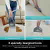 imageShark StainStriker Portable Carpet Upholstery ampamp Area Rug Cleaner XL Tool ampamp SelfCleaning Stain ampamp Odor Remover Perfect for Car Interior 3 Cleaning Tools ampamp Cleaning Solution Royal Purple PX225BRN