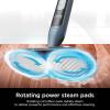 imageShark Steam ampamp Scrub Steam Mop Scrubbing ampamp Sanitizing 2 Steam Modes Rotating Pads XL Water Tank Swivel Steering Designed for Hardwood Marble Tile and Stone Blue S8000Steam  Scrub 2pad