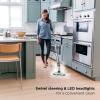 imageShark Steam ampamp Scrub Steam Mop Scrubbing ampamp Sanitizing 2 Steam Modes Rotating Pads XL Water Tank Swivel Steering Designed for Hardwood Marble Tile and Stone Blue S8000New Steam  Scrub 4pad