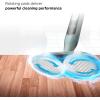 imageShark Steam ampamp Scrub Steam Mop Scrubbing ampamp Sanitizing 2 Steam Modes Rotating Pads XL Water Tank Swivel Steering Designed for Hardwood Marble Tile and Stone Blue S8000New Steam  Scrub 4pad