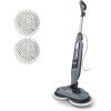 imageShark Steam ampamp Scrub Steam Mop Scrubbing ampamp Sanitizing 2 Steam Modes Rotating Pads XL Water Tank Swivel Steering Designed for Hardwood Marble Tile and Stone Blue S8000Steam  Scrub 2pad
