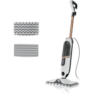 imageShark SteamSpot Steam Mop with Steam Blaster Technology 3 Steam Modes 2 Washable Pads XL Removable Water Tank Lightweight Steam Cleaner for sealed Hard Floors Hardwood Tile Laminate S2001Steam Blast New 2025