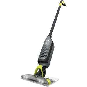 imageShark VM252P10 VACMOP Pro Cordless Hard Floor Vacuum Mop with LED Headlights 12 Disposable Pads ampamp 12 oz Cleaning Solution Charcoal GrayCharcoal Grey