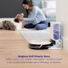 imageShark Navigator Robot Vacuum with SmartPath Navigation and SelfCleaning Brushroll Powerful Suction Pet Hair Pickup AntiHair Wrap for Carpets ampamp Hard Floors Steel Grey RV2110SmartPath Navigator w AutoEmptyWhite