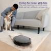 imageShark Navigator Robot Vacuum with SmartPath Navigation and SelfCleaning Brushroll Powerful Suction Pet Hair Pickup AntiHair Wrap for Carpets ampamp Hard Floors Steel Grey RV2110SmartPath NavigatorGrey