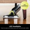 imageShark VACMOP Pro Cordless Hard Floor Cleaner Vacuum and Spray Mop Powerful Suction Lightweight LED Headlights Includes 4 Disposable Pads 12oz Multisurface Cleaning Solution Lavender VM252PLGray  4 Pads