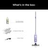 imageShark VACMOP Pro Cordless Hard Floor Cleaner Vacuum and Spray Mop Powerful Suction Lightweight LED Headlights Includes 4 Disposable Pads 12oz Multisurface Cleaning Solution Lavender VM252PLLavender  4 Pads