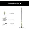 imageShark VACMOP Pro Cordless Hard Floor Cleaner Vacuum and Spray Mop Powerful Suction Lightweight LED Headlights Includes 4 Disposable Pads 12oz Multisurface Cleaning Solution Lavender VM252PLGreen  4 Pads