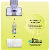 imageShark VACMOP Pro Cordless Hard Floor Cleaner Vacuum and Spray Mop Powerful Suction Lightweight LED Headlights Includes 4 Disposable Pads 12oz Multisurface Cleaning Solution Lavender VM252PLLavender  4 Pads