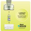imageShark VACMOP Pro Cordless Hard Floor Cleaner Vacuum and Spray Mop Powerful Suction Lightweight LED Headlights Includes 4 Disposable Pads 12oz Multisurface Cleaning Solution Lavender VM252PLGreen  4 Pads