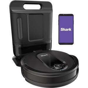 imageShark IQ RV1001 WiFi Connected Home Mapping Robot Vacuum Without AutoEmpty dock BlackDry Self Empty  Standard Monoroll