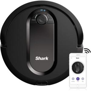 imageShark IQ RV1001 WiFi Connected Home Mapping Robot Vacuum Without AutoEmpty dock BlackIQ Robot wout Auto Empty