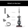 imageShark Rotator Pet Pro LiftAway ADV Upright Vacuum with HEPA Filter DuoClean PowerFins HairPro and Odor Neutralizer Technology Pet Hair Pickup For Carpets ampamp Hardfloors Dark Grey LA555