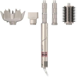 imageShark FlexStyle Special Edition  Air Styling ampamp Drying System  Powerful Hair Dryer Brush ampamp MultiStyler  AutoWrap Curlers Oval Brush Concentrator ampamp Storage Bag Included  Copper  HD433CPFlexStyleCurly  Coily Hair