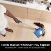 imageShark Rechargeable Floor Sweeper Motorized Brushroll Compact Swivel Design EasyEmpty Dust Cup 10quot Cleaning Path Powerful Debris Dust ampamp Pet Hair Pickup for All Floor Types Blue V2700Z