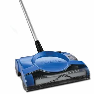 imageShark Rechargeable Floor Sweeper Motorized Brushroll Compact Swivel Design EasyEmpty Dust Cup 10quot Cleaning Path Powerful Debris Dust ampamp Pet Hair Pickup for All Floor Types Blue V2700Z
