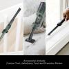 imageShark Detect Ultralight Corded Stick Vacuum with Direction Detect and SelfCleaning Brushroll Powerful Hair Pickup UltraLightweight Crevice ampamp Upholstery Tool Included Evergreen HZ752