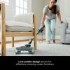 imageShark Detect Ultralight Corded Stick Vacuum with Direction Detect and SelfCleaning Brushroll Powerful Hair Pickup UltraLightweight Crevice ampamp Upholstery Tool Included Evergreen HZ752