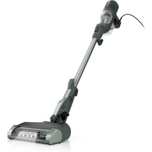 imageShark Detect Ultralight Corded Stick Vacuum with Direction Detect and SelfCleaning Brushroll Powerful Hair Pickup UltraLightweight Crevice ampamp Upholstery Tool Included Evergreen HZ752