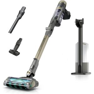 imageShark PowerDetect Cordless Stick Vacuum Powerful Suction HEPA Filtration Carpet ampamp Hard Floor Portable Stick Vacuum for Pet Hair Java Ice Blue IP1255PowerDetect w AutoEmpty Premium