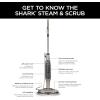 imageShark Steam Pickup 3in1 Steam Mop Picks Up Debris Deep Scrubs ampamp Steam Sanitizes  All At Once Lightweight Steam Cleaner for Home Steam Cleaner for Hardwood Tile ampamp Laminate White SD205CCOSteam  Scrub
