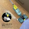 imageShark VACMOP Reveal New Cordless Hard Floor Cleaner Vacuum ampamp Spray Mop Powerful Suction Lightweight Illumination Light Includes 4 Disposable Pads 12oz Pet MultiSurface Cleaning Solution VM401New Vacmop Reveal With 4 Pads