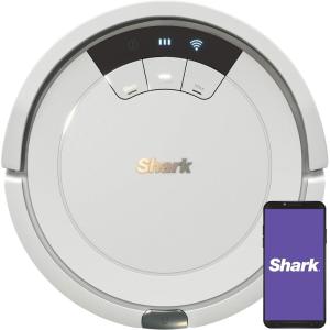 imageShark Matrix Plus Robot Vacuum and Mop with SelfEmpty HEPA Base Sonic Mopping Matrix Clean Home Mapping HEPA Bagless Self Empty Base CleanEdge for Pet Hair UR2650WSION Robot White
